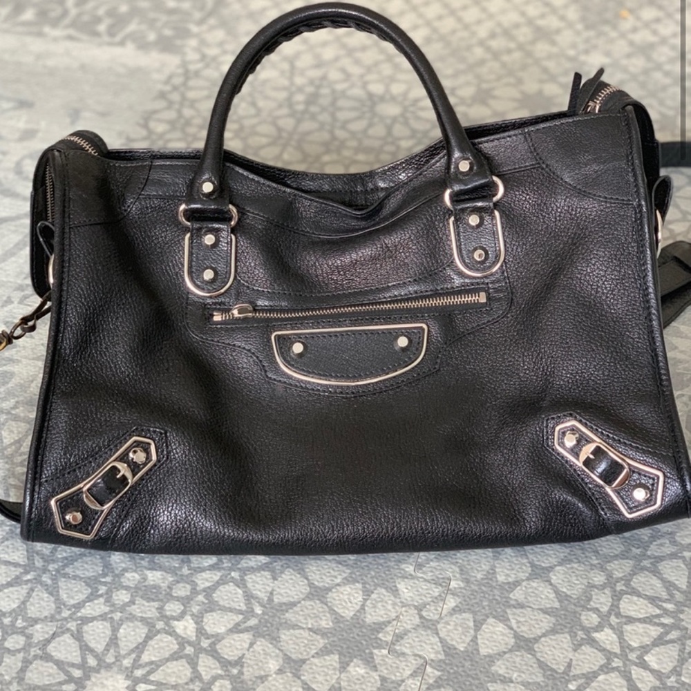 BALENCIAGA Metallic Edge City Bag